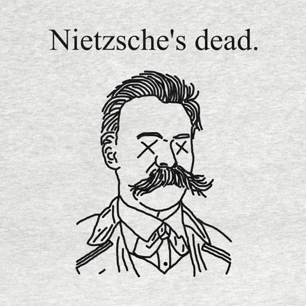 Nietzsche's dead. (Black) by Graograman